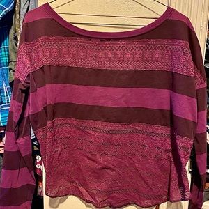 Cute Free People Striped Long Sleeve
